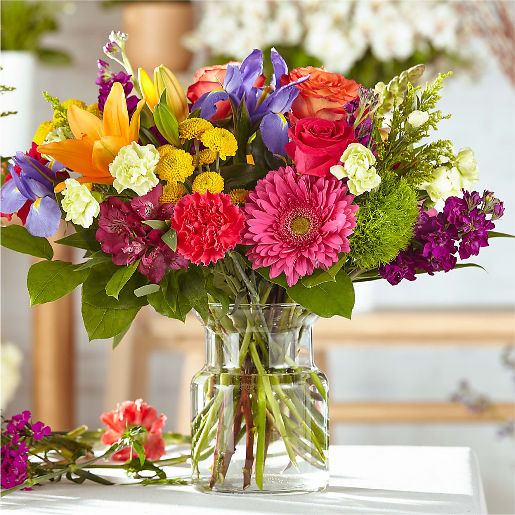 Bold & Bright – A Florist Original – Illusion Flower Shop, Houston TX
