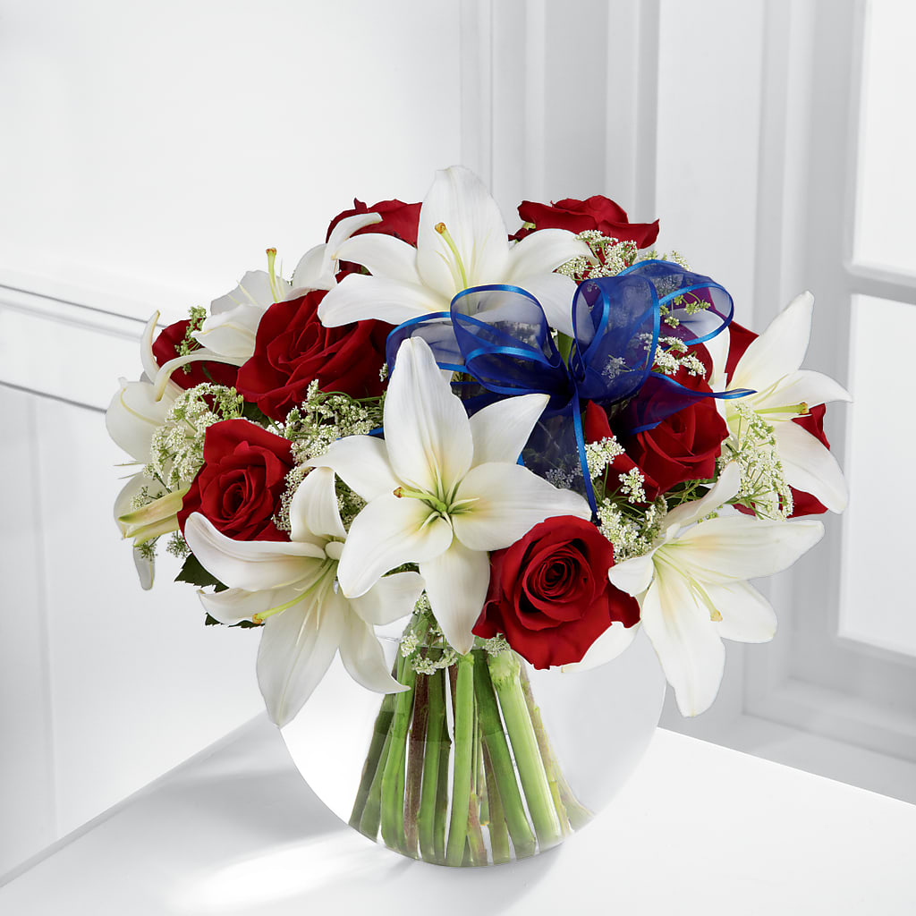 Independence Bouquet – Illusion Flower Shop, Houston TX
