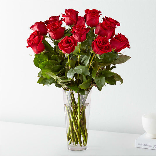 Long Stem Red Rose Bouquet – Illusion Flower Shop, Houston TX