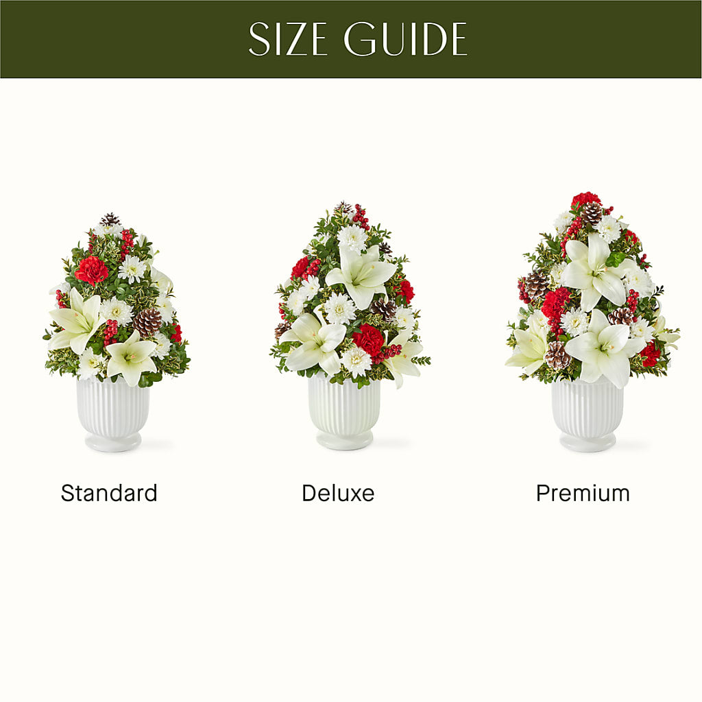 Festive Moments Tree – Illusion Flower Shop, Houston TX