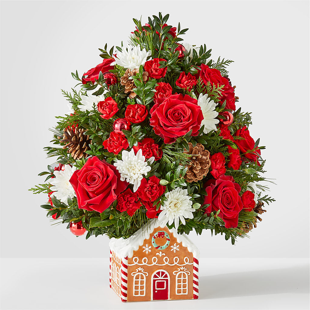 Spiced Gingerbread Tree – Illusion Flower Shop, Houston TX