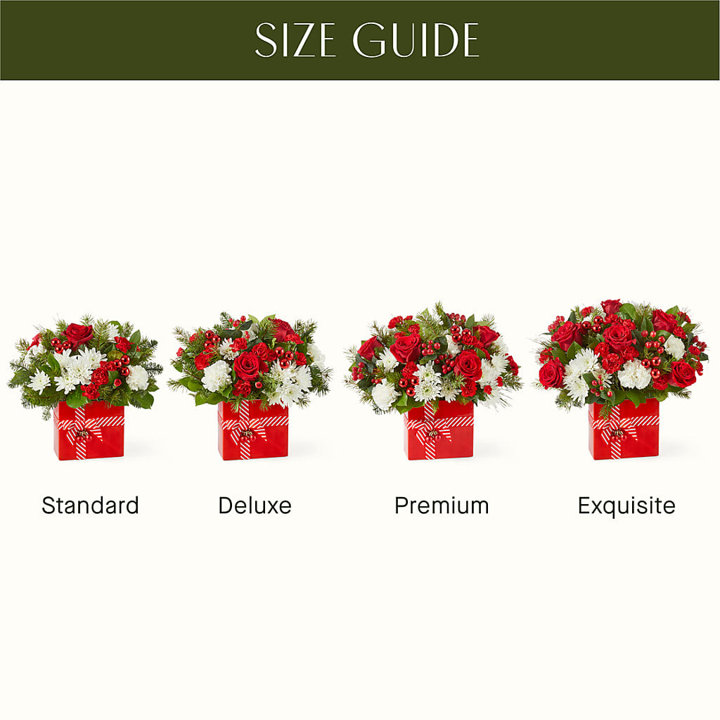 Presents Under the Tree Bouquet – Illusion Flower Shop, Houston TX