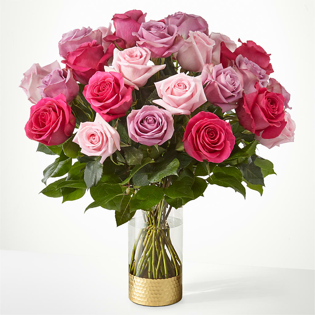 Pure Beauty Mixed Roses – Illusion Flower Shop, Houston TX