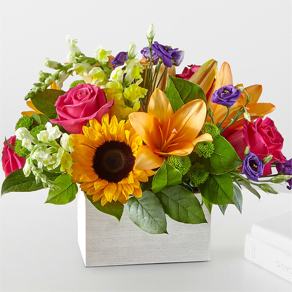 Best Day Box Bouquet – Illusion Flower Shop, Houston TX