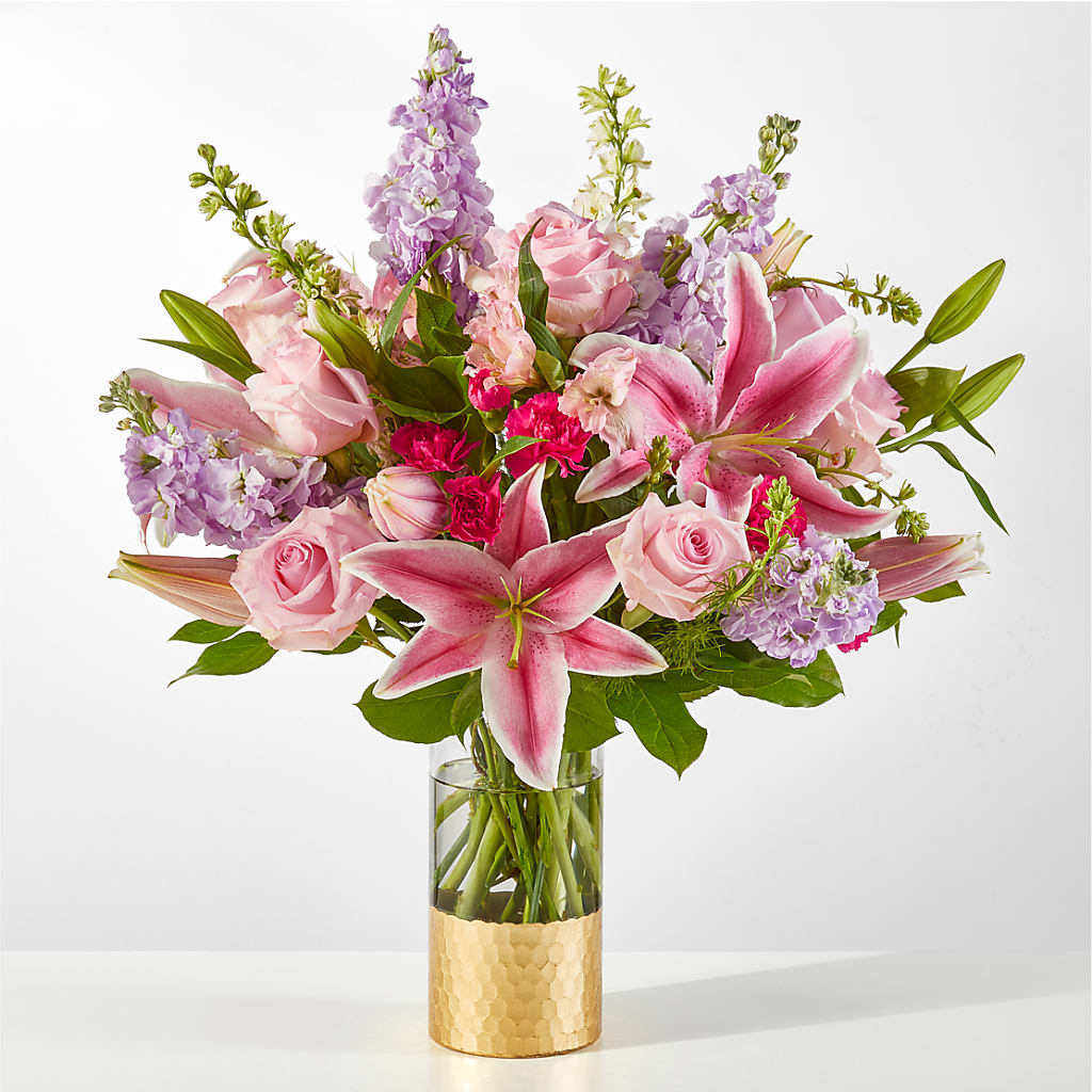 Mauvelous Bouquet – Illusion Flower Shop, Houston TX