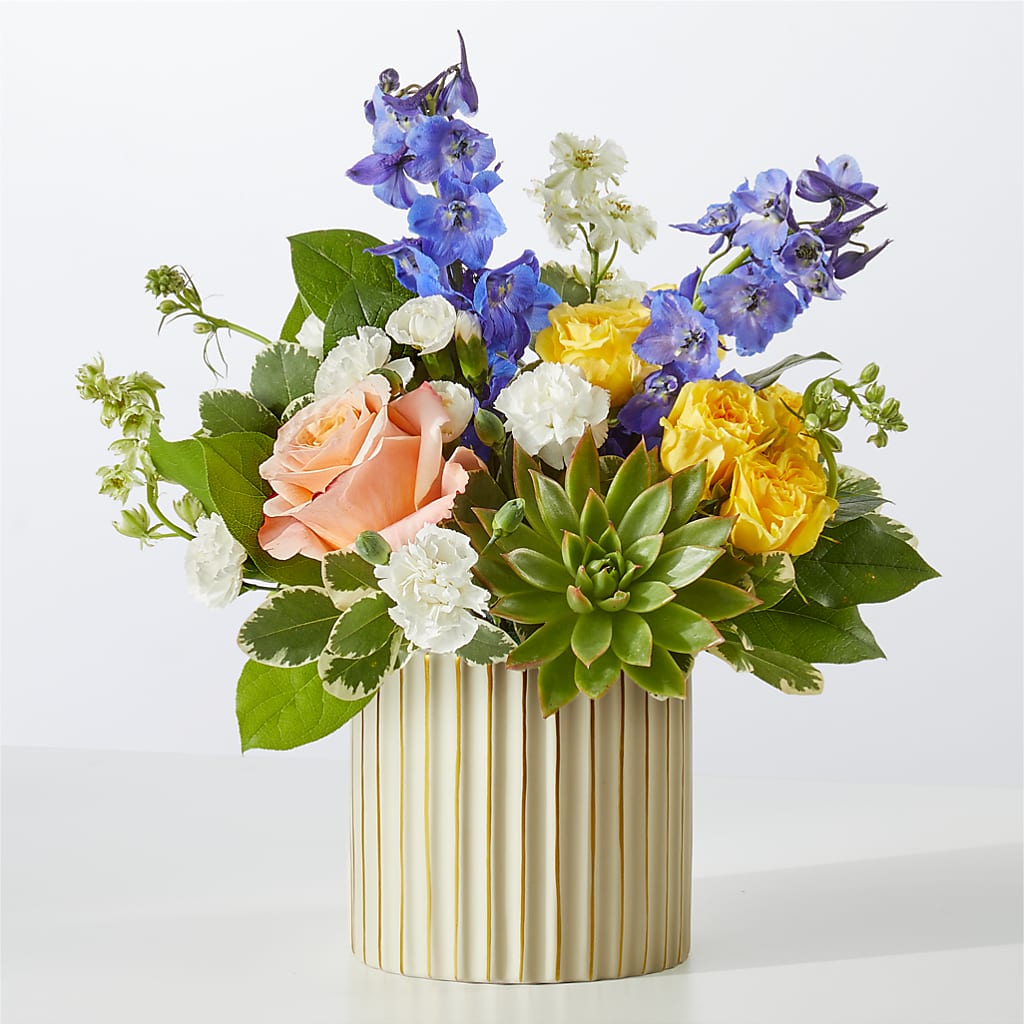 Cobalt Reverie Bouquet – Illusion Flower Shop, Houston TX