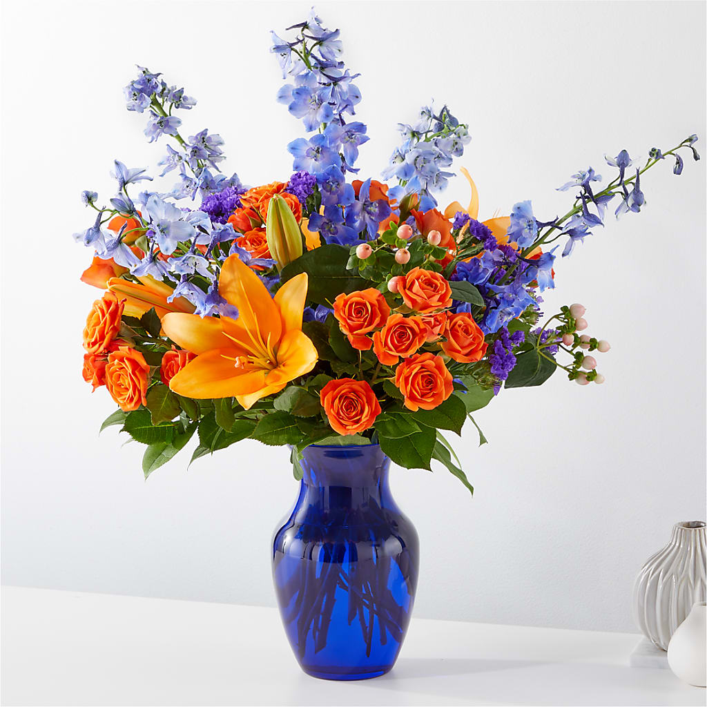 Radiant Citrus Bouquet – Illusion Flower Shop, Houston TX