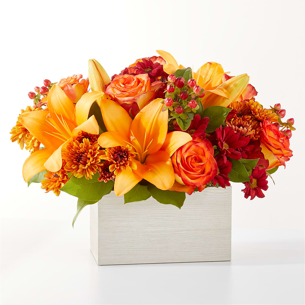 Backyard Bonfire Bouquet – Illusion Flower Shop, Houston TX