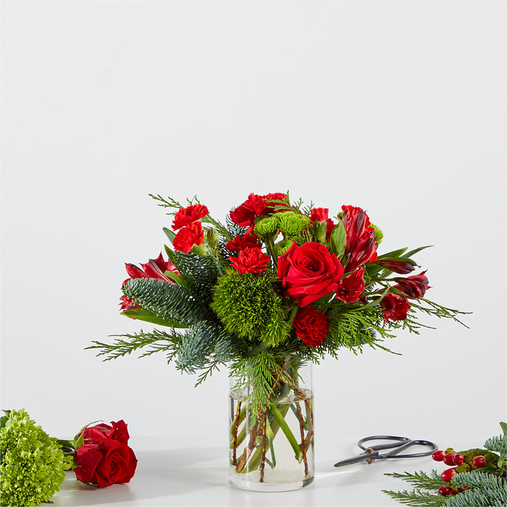 Merry Moment Bouquet – A Florist Original – Illusion Flower Shop, Houston TX