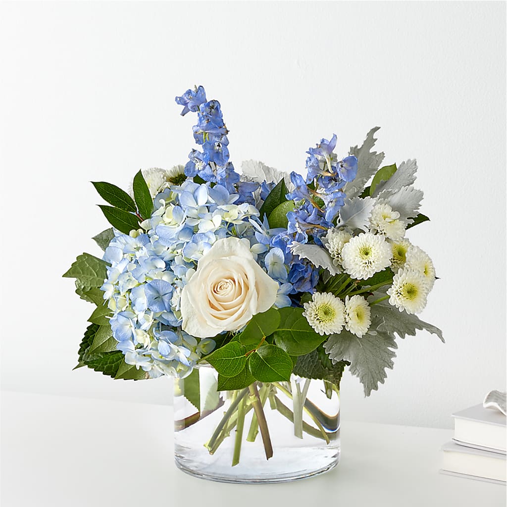 Clear Skies Bouquet – Illusion Flower Shop, Houston TX