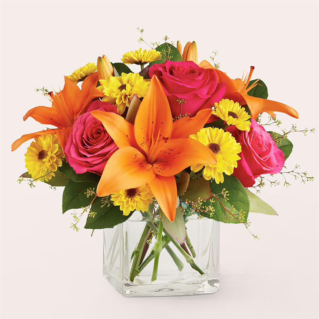 Neon Lights Bouquet – Illusion Flower Shop, Houston TX