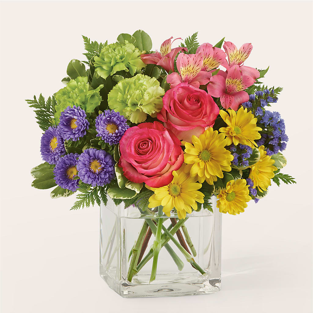 Candy Jar Bouquet – Illusion Flower Shop, Houston TX