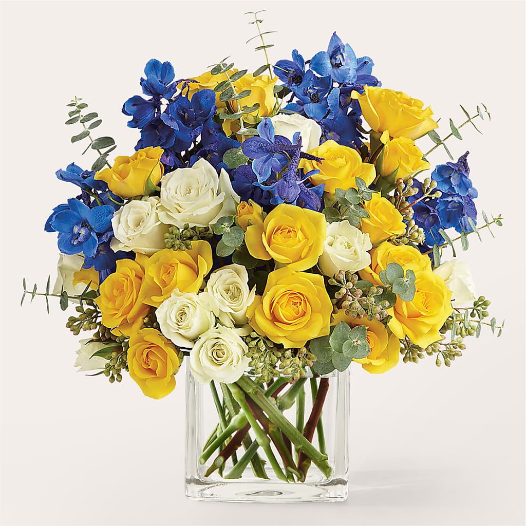 Sparkling Citrine Bouquet – Illusion Flower Shop, Houston TX