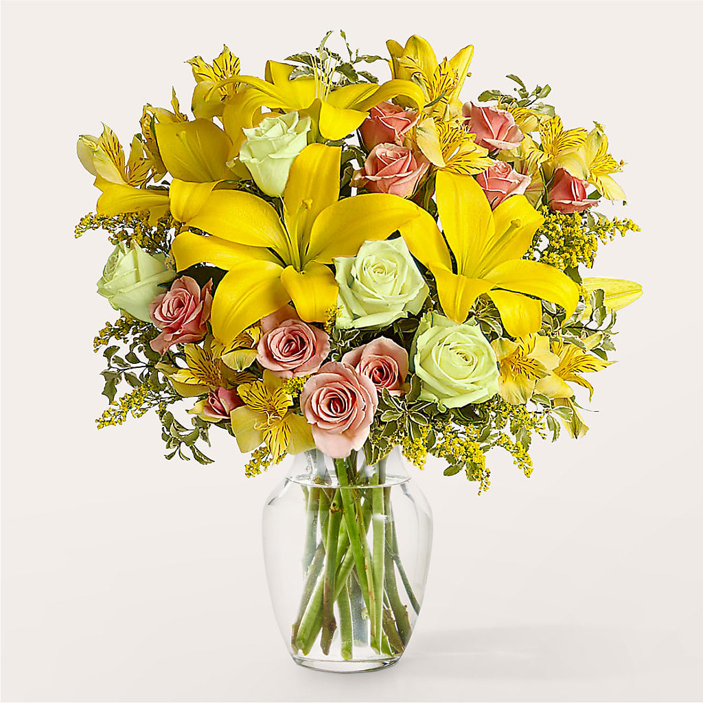 Sunburst Bouquet – Illusion Flower Shop, Houston TX