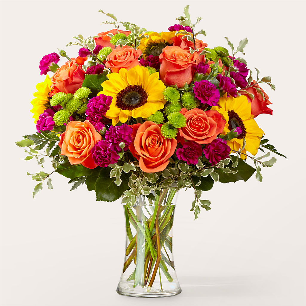 Warmth & Light Bouquet – Illusion Flower Shop, Houston TX