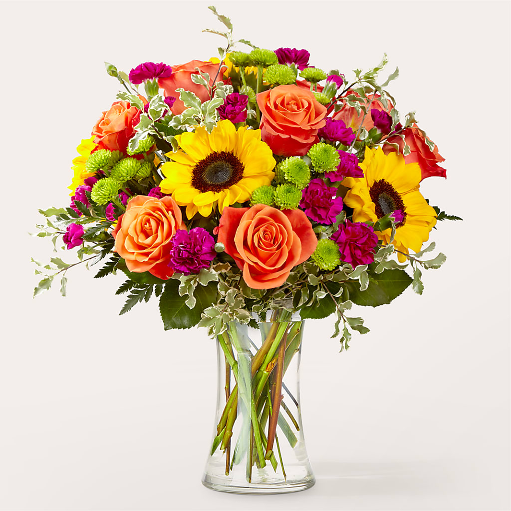 Warmth & Light Bouquet – Illusion Flower Shop, Houston TX