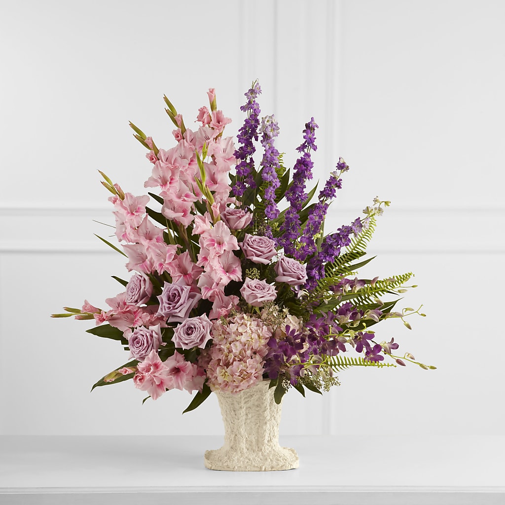 Flowing Garden Arrangement – Illusion Flower Shop, Houston TX