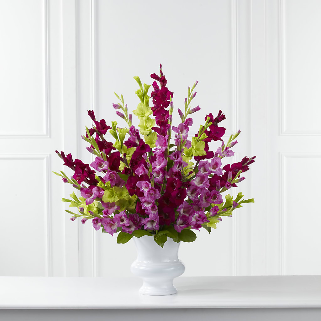 Solemn Offering Arrangement – Illusion Flower Shop, Houston TX