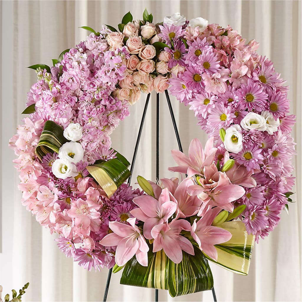 Gift of Warmth Wreath – Illusion Flower Shop, Houston TX