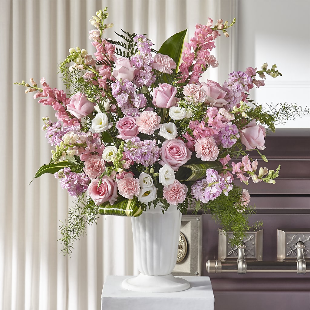 Divine Comfort Arrangement – Illusion Flower Shop, Houston TX
