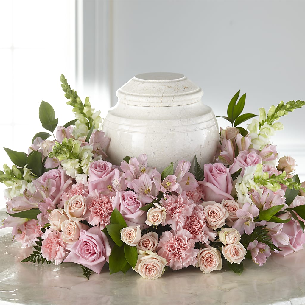 Blooms of Hope Cremation Adornment – Illusion Flower Shop, Houston TX