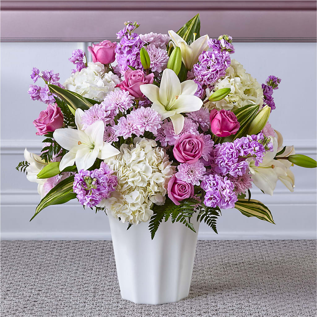 Heaven Sent Floor Basket – Illusion Flower Shop, Houston TX