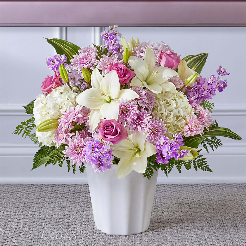 Heaven Sent Floor Basket – Illusion Flower Shop, Houston TX