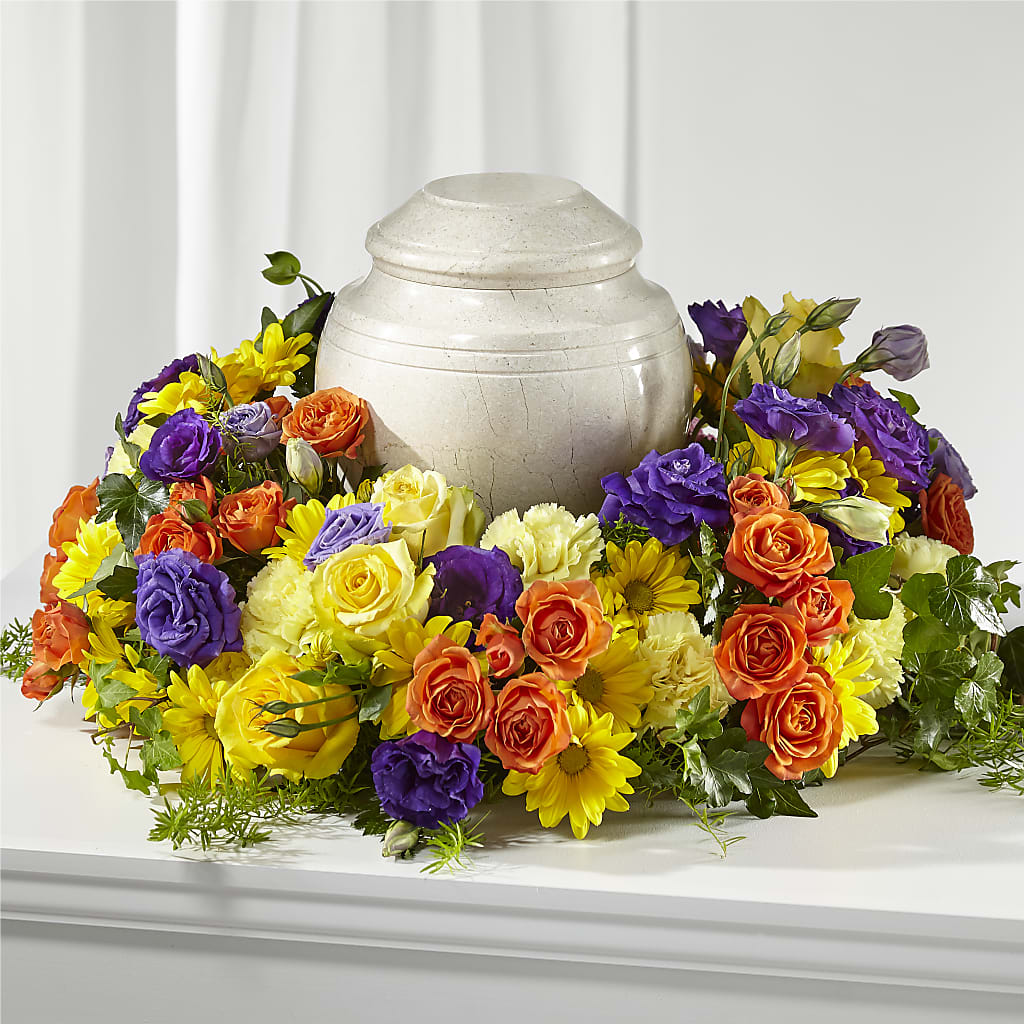 Blossoms of Remembrance Cremation Adornment – Illusion Flower Shop, Houston TX