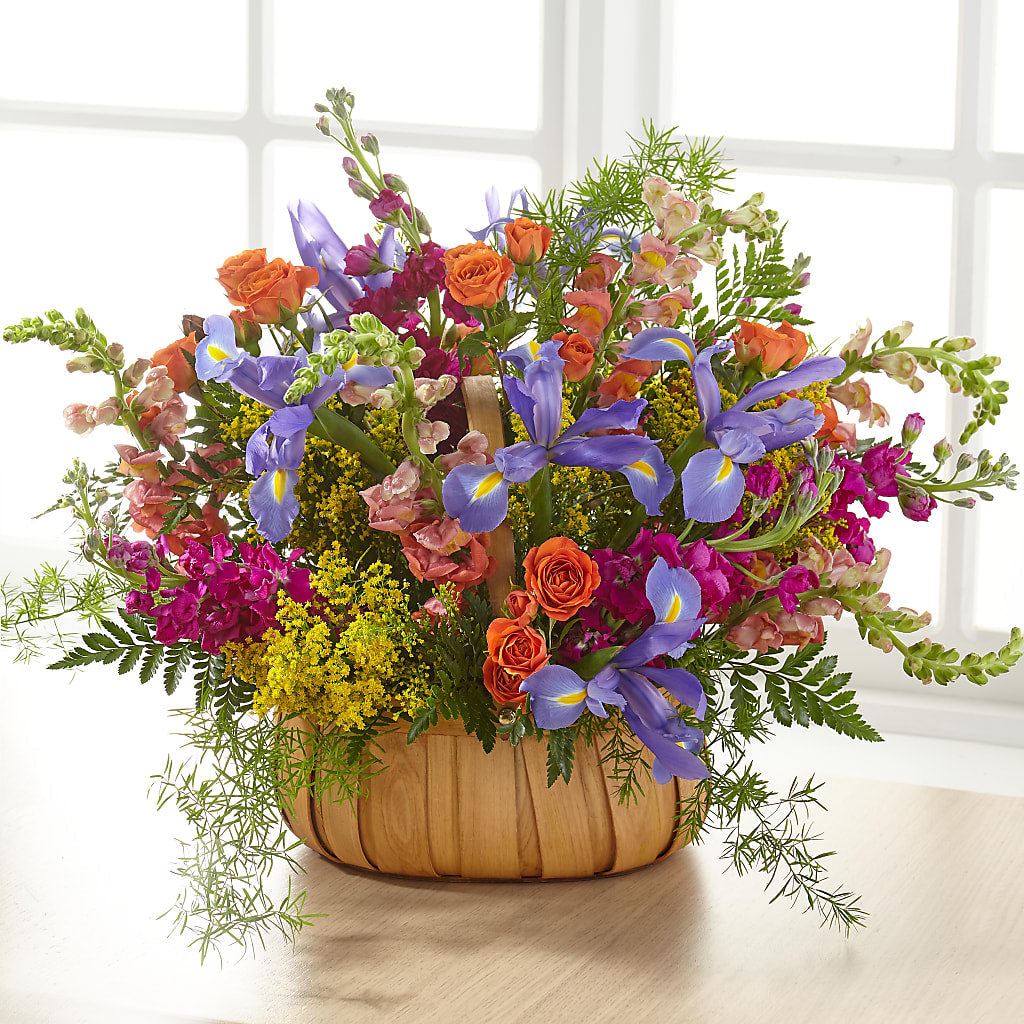 Garden of Life Basket – Illusion Flower Shop, Houston TX