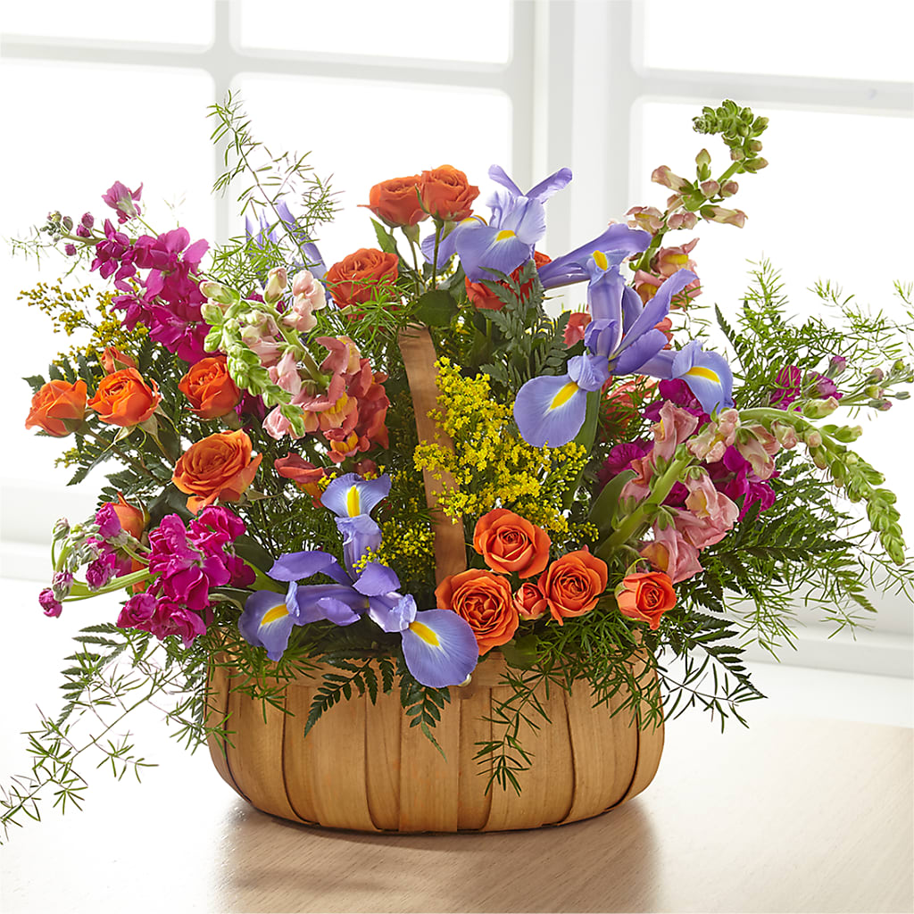 Garden of Life Basket – Illusion Flower Shop, Houston TX