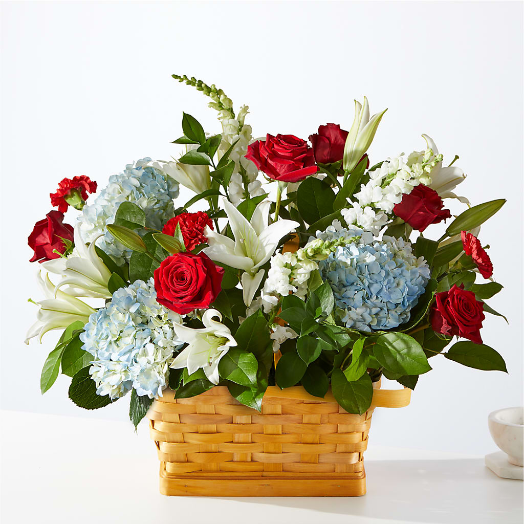Greater Glory Basket – Illusion Flower Shop, Houston TX