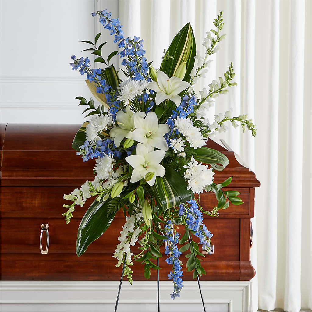 Eternal Impressions Standing Spray – Illusion Flower Shop, Houston TX