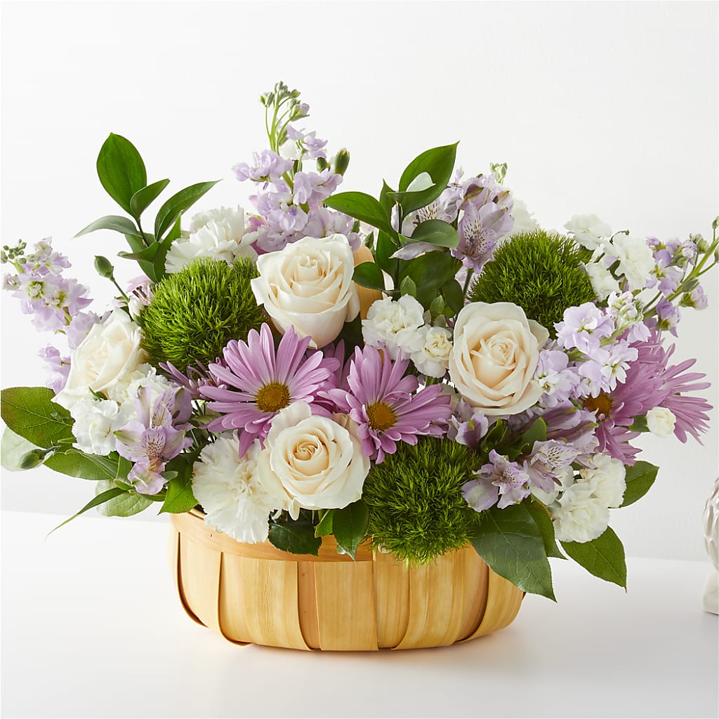 Peace & Love Basket – Illusion Flower Shop, Houston TX