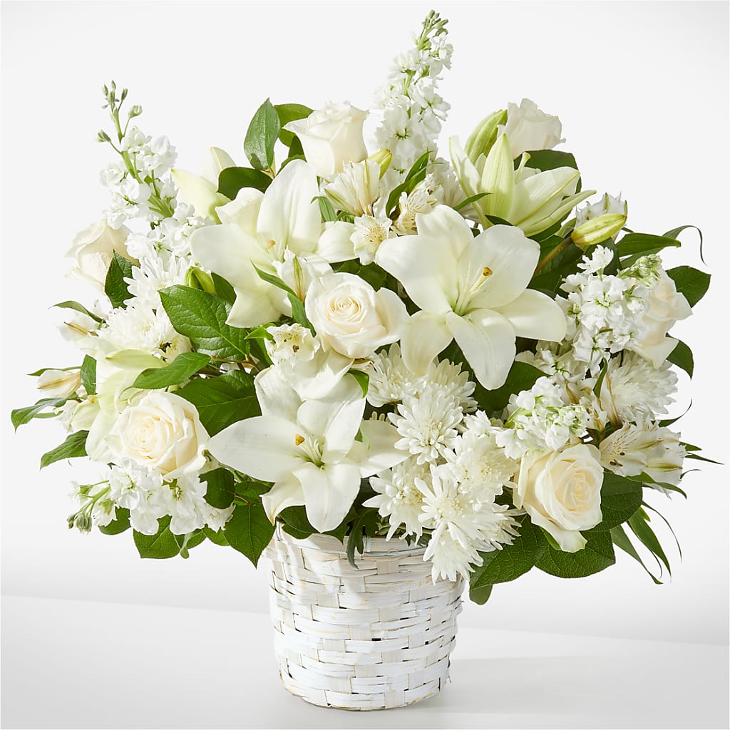 Peaceful Reflections Arrangement – Illusion Flower Shop, Houston TX