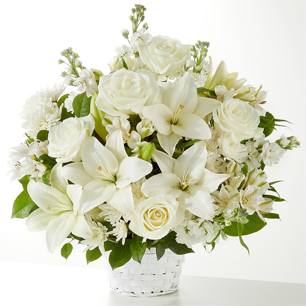 Peaceful Reflections Arrangement – Illusion Flower Shop, Houston TX
