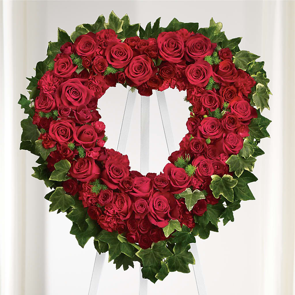 Wholehearted Standing Spray – Illusion Flower Shop, Houston TX