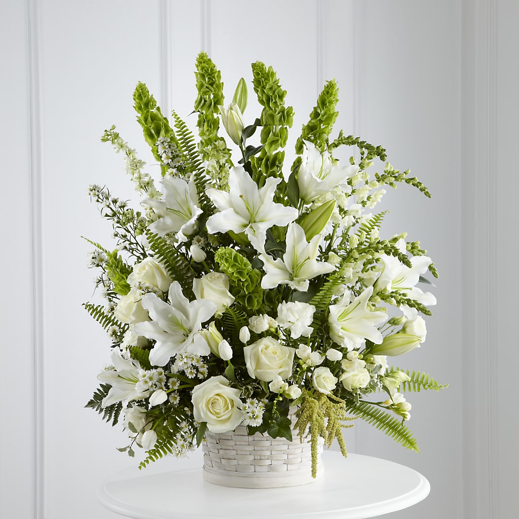In Our Thoughts Arrangement – Illusion Flower Shop, Houston TX