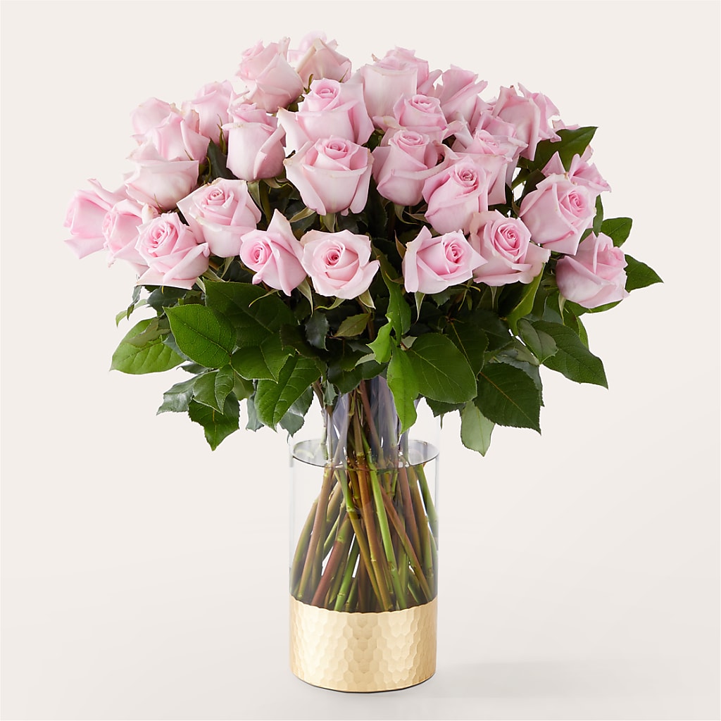 Picture Perfect Pink Rose Bouquet – Illusion Flower Shop, Houston TX