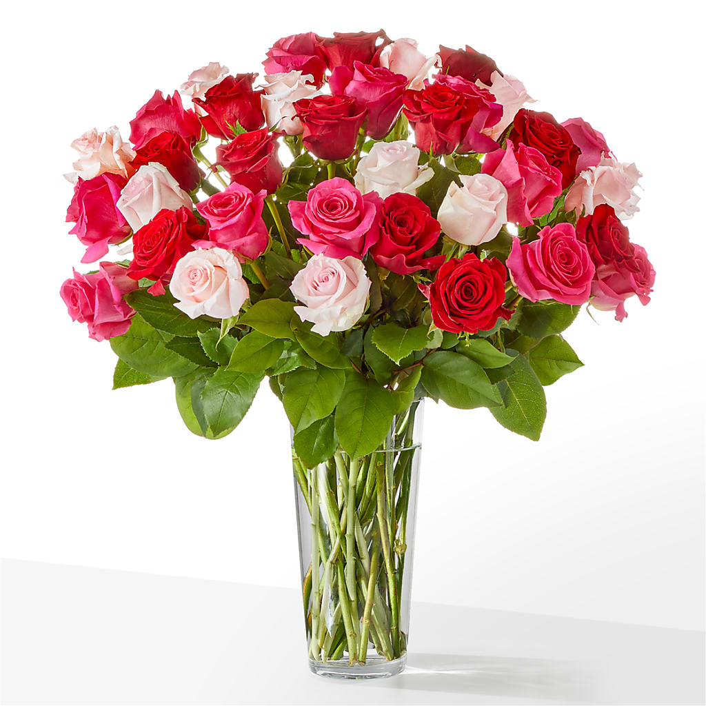 Charming Rose Bouquet – Illusion Flower Shop, Houston TX