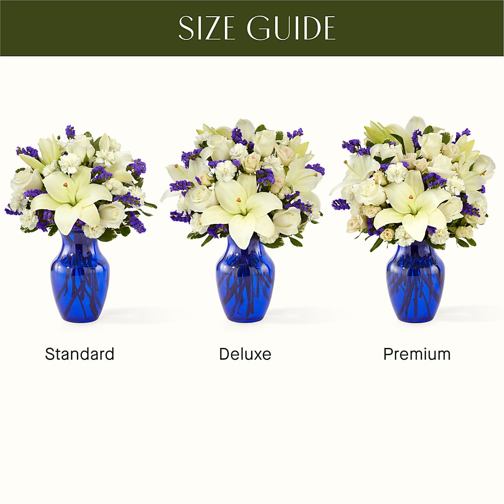 Sapphire Rush Bouquet – Illusion Flower Shop, Houston TX