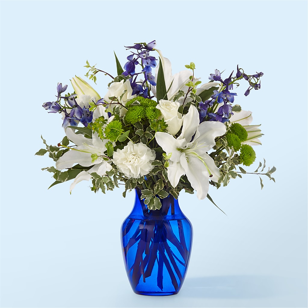 Santorini Bouquet – Illusion Flower Shop, Houston TX