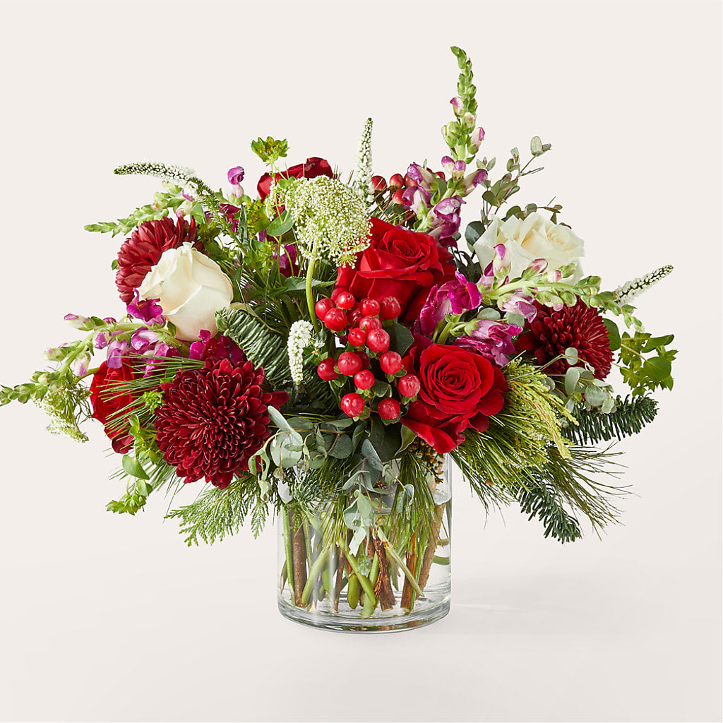 Cranberry Fizz Bouquet – Illusion Flower Shop, Houston TX