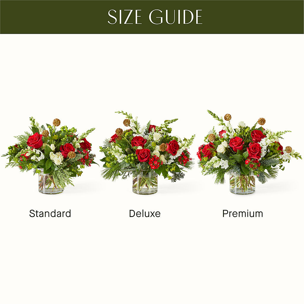 Deck the Halls Bouquet – Illusion Flower Shop, Houston TX