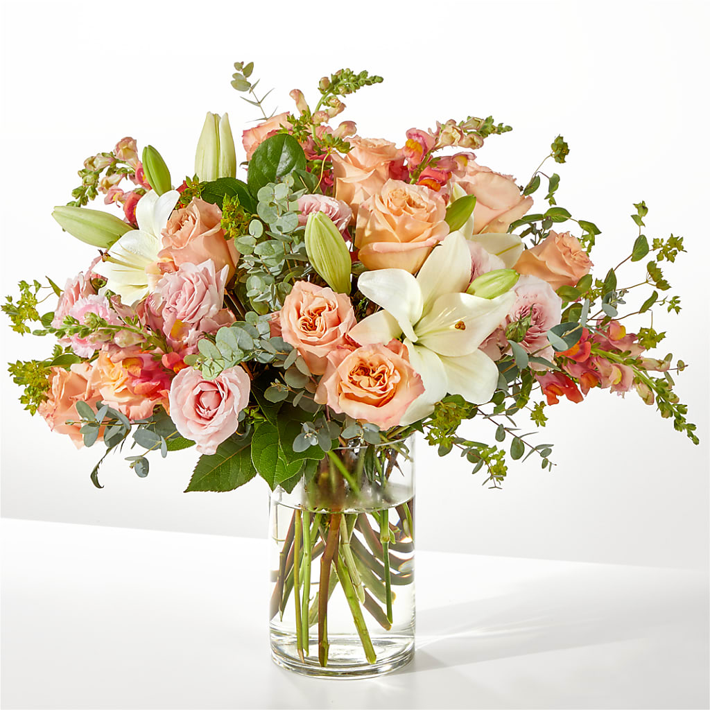 Grapefruit Splash Bouquet – Illusion Flower Shop, Houston TX