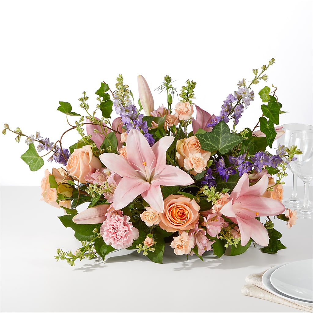 Blossom Time Centerpiece – Illusion Flower Shop, Houston TX
