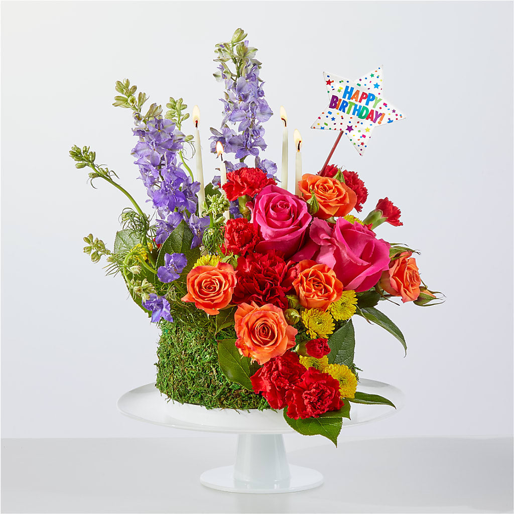 Best Year Yet Floral Cake – Illusion Flower Shop, Houston TX