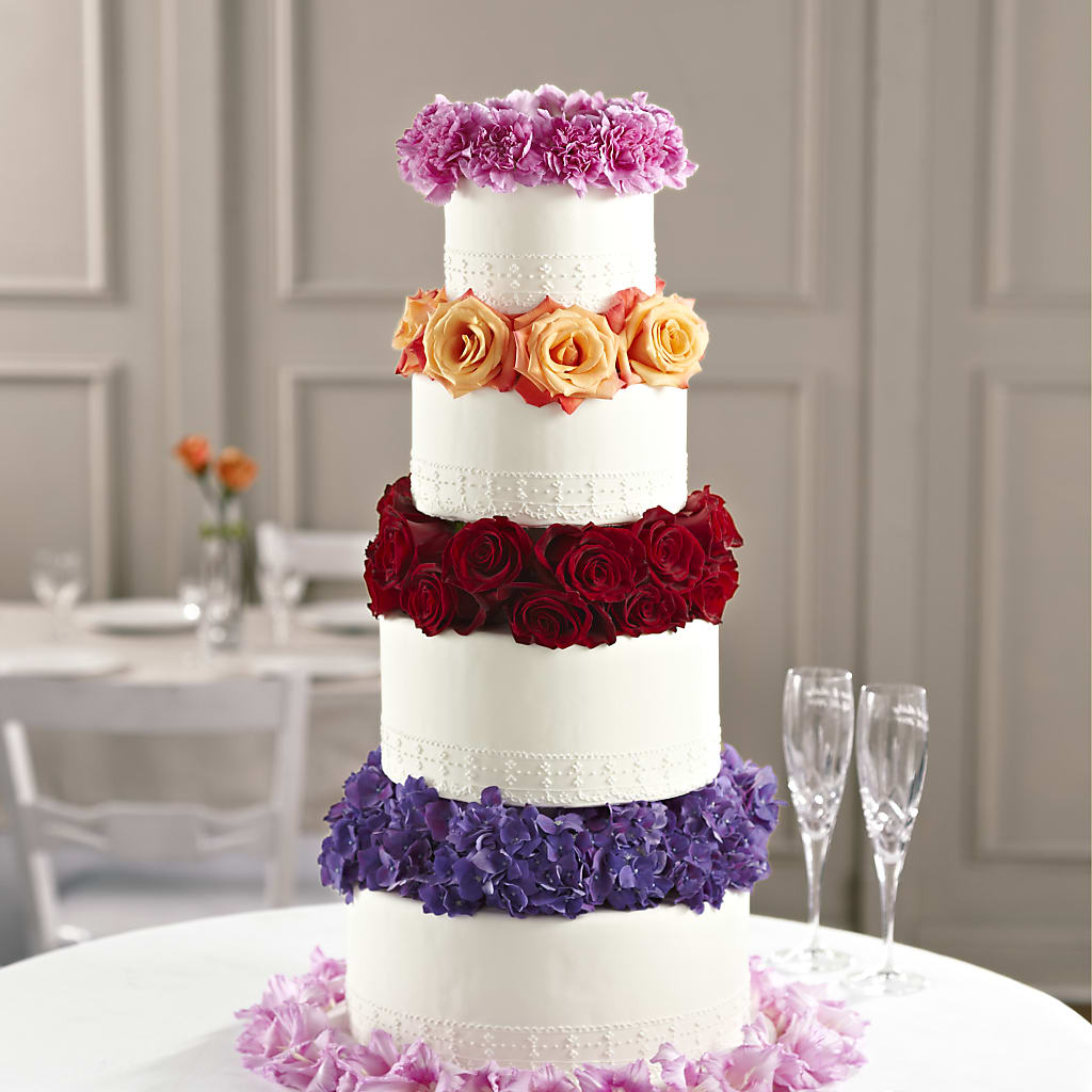 Infinite Love Cake Décor – Illusion Flower Shop, Houston TX