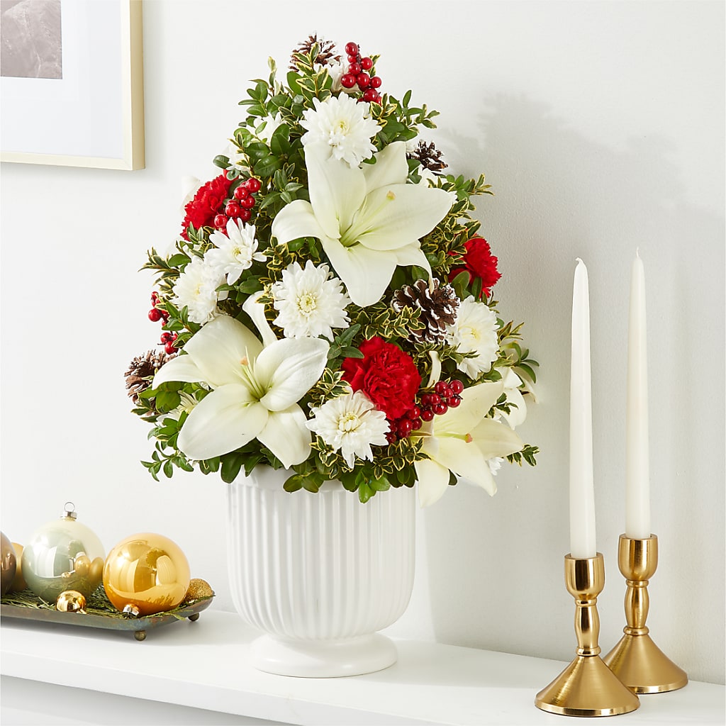 Festive Moments Tree –  Illusion Flower Shop, Houston TX
