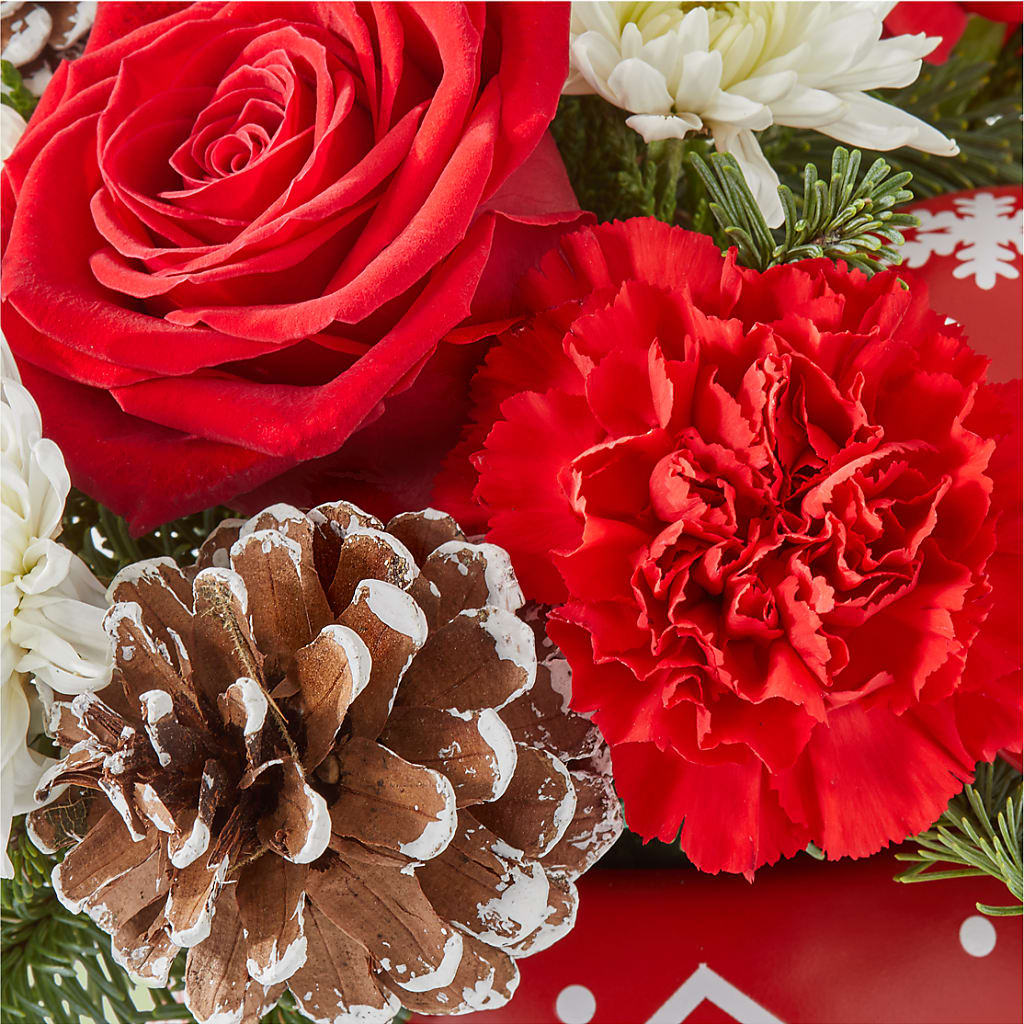 Christmas Village Ornament –  Illusion Flower Shop, Houston TX
