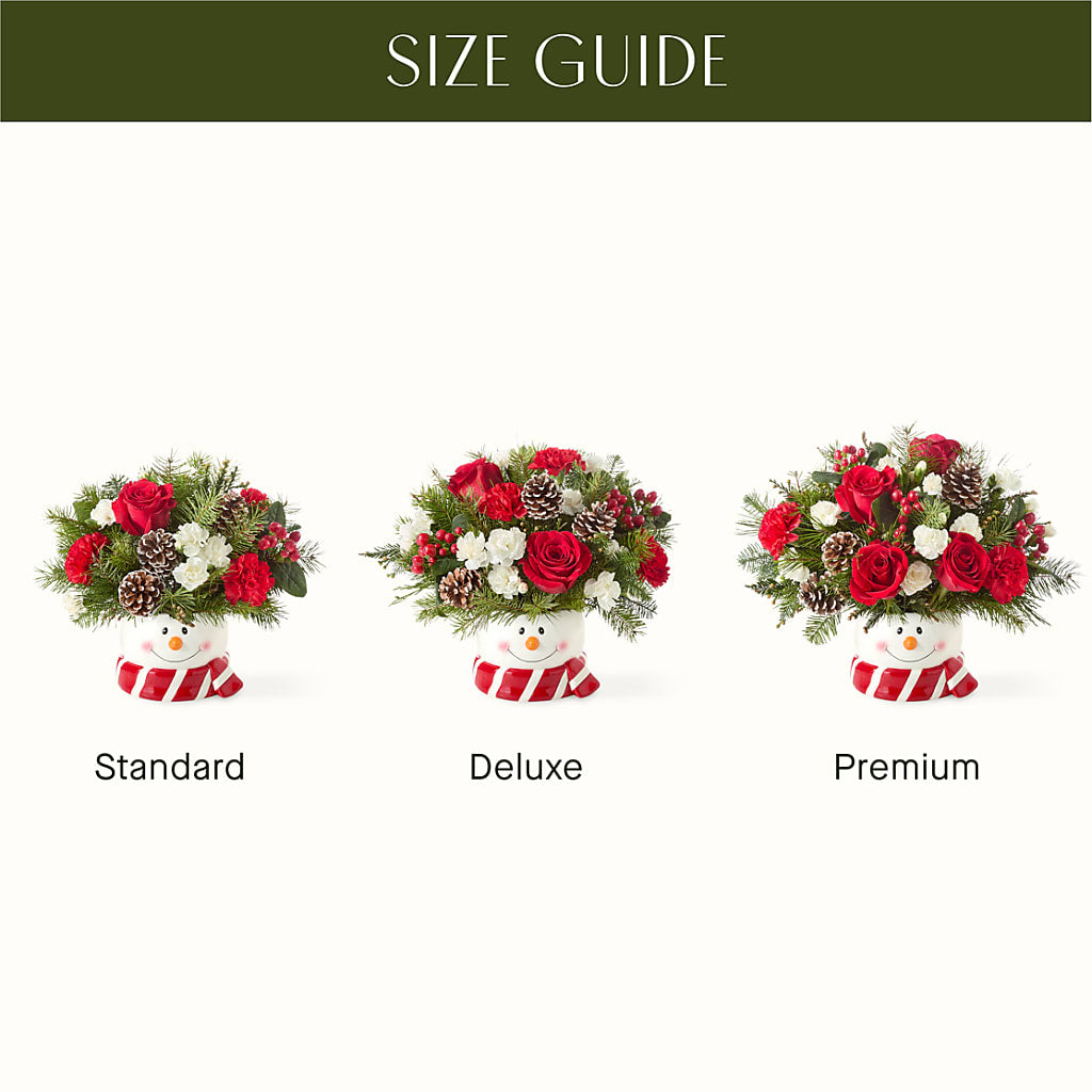 Jolly Snowman Bouquet –  Illusion Flower Shop, Houston TX